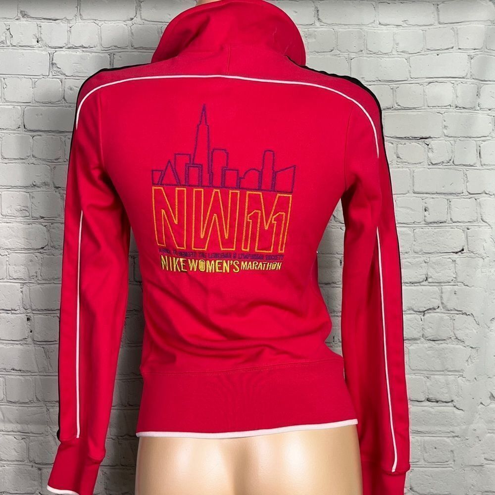 NIKE WOMENS MARATHON 2011 Full-zip Jacket w/collar size Small